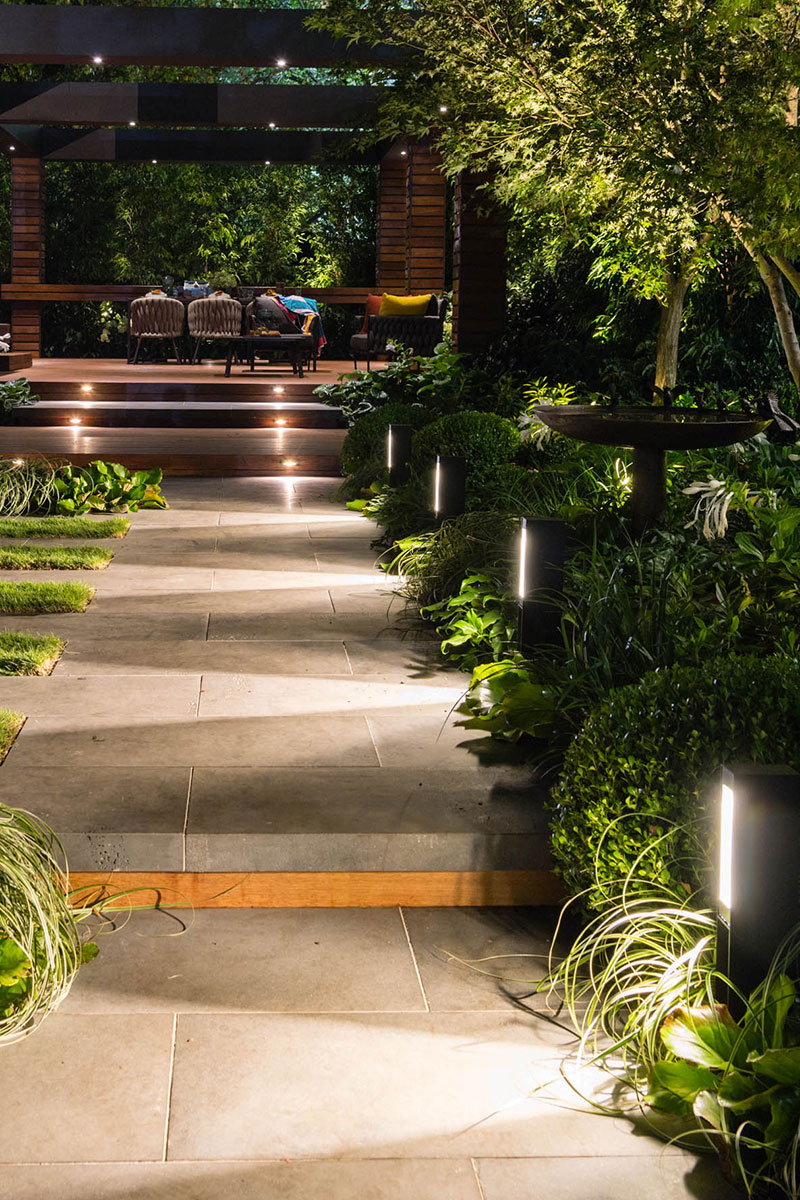 BOLLARD PATH LIGHTING - Gardens at Night